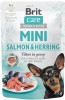 Brit Care Mini Pouch Sterlised, sterylizowanych psów ras małych i miniaturowych, łosoś i śledź 85 g