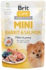 Brit Care Mini Pouch dla psa królik i łosoś 85 g