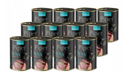 Piper Animals karma dla kota tuńczyk 12x400 g