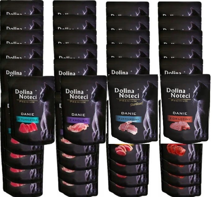 Mokra karma dla kota Dolina Noteci Premium Mix 40 x 85g
