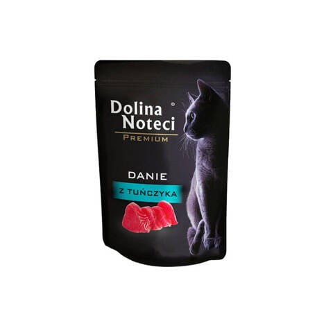 Mokra karma dla kota Dolina Noteci Premium danie z tuńczyka 10x85 g