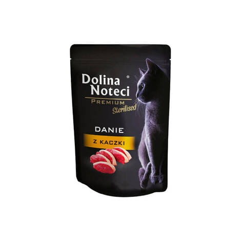 Mokra karma dla kotów sterylizowanych Dolina Noteci Premium danie z kaczki 10x85 g