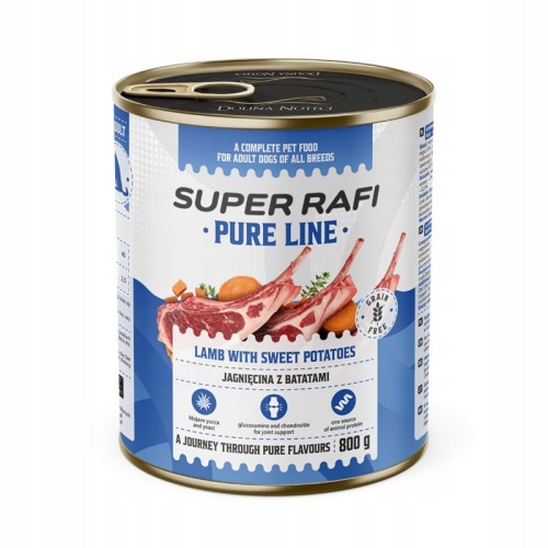 Super Rafi PURE jagnięcina z batatami 800 g PIES